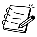Icona llibreta negre